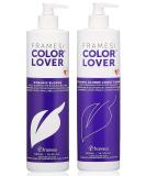 Framesi Color Lover Dynamic Blonde Purple Shampoo - Sulfate Free for Color Treated Hair, 16.9 Fl Oz - Buy Online on SooperMarket.com