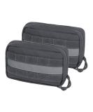 Oneigris feed bag for dogs 2 pieces large space moll feed bag Dog training with reflective stripes Suitable for tactical dog harness training walking gass - Buy Online on SooperMarket.com