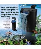 Aquarium Turtle Filter - Bio-Filtration Pump for Reptile Tank - 600L/H Flow Rate - Buy Online on SooperMarket.com