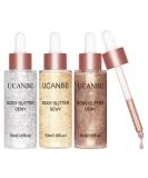 Ucanbe Liquid Highlighter - Hydrating Makeup Body Luminizer | Perfect Valentine's Day Gift (3 Bottles) - Buy Online on SooperMarket.com