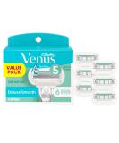 Gillette Venus Extra Smooth Sensitive Women's Razor Blade Refills - 6ct Blue Refills - Buy Online on SooperMarket.com