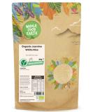 Wholefood Earth Organic Jasmine White Rice 2kg | GMO Free | Vegan | Source of Fibre | Certified Organic - Buy Online on SooperMarket.com