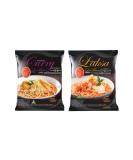Prima Taste Singapore Laksa and Curry Flavour La Mian Instant Noodles Case of 12 HALAL by CNMART - Buy Online on SooperMarket.com