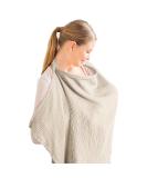 Multifunctional Khaki Cutting Cloth & Snacking Apron | Adjustable Cotton Breastfeeding Cover for Moms | Ideal for On-the-Go Use - Buy Online on SooperMarket.com