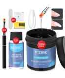 MIZHSE 100ML Nail Builder Gel Kit - LED Clear Hard Gel for Nail Extension & Strengthening | Perfect for Salon & Home DIY - Buy Online on SooperMarket.com