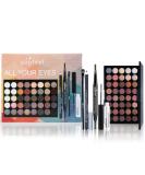 All-in-One Makeup Kit | 40 Colors Eyeshadow Palette & Full Starter Set | Perfect Christmas Gift for Women & Teens | Includes Brushes Brow Pencil & Mascara - Buy Online on SooperMarket.com