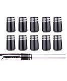 Sword & Shield 10pcs New Custom Black Ferrules .355 for Titleist CB MB AP1 AP2 Irons - Buy Online on SooperMarket.com