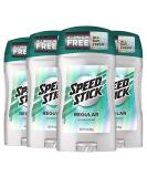 Speed Stick Deodorant for Men, Regular , 3 Ounce (Pack of 4) Regular 3 Ounce (Pack of 4) - Buy Online on SooperMarket.com