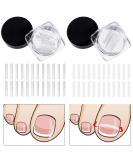 60 Pieces Ingrown Toenail Corrector Strips Ingrown Toenail Correction Brace Toenail Correction Clip Toenail Straightening Recover Patch Curved Toenail Corrector for Women Men Foot Care, 2 Styles - Buy Online on SooperMarket.com