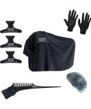 STARTER TOOL KIT FOR Brazilian Keratin Blowout Treatment and Hair Straightening & Coloring Tools Kit Hair Dresser Cape Coloring Brush/comb Hair Clips Disposable Gloves and Shower Cap - Buy Online on SooperMarket.com