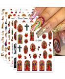 Dornail 12 Sheets Virgin Mary Nail Art Stickers  Christian Jesus San Judas Nail Stickers 3D Self-Adhesive Nail Design Baby Angel Wings Nail Decals for Women DIY Nail Decorations for Nail Art Supplies - Buy Online on SooperMarket.com