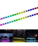YHGSEE Electric Scooter LED Strip Light, 2 Pack Night Cycling Colorful Lamp Waterproof Safety Skateboard Scooter Accessories for Xiaomi M365/pro, for Outdoor Ninebot/Mercane Wide Wheel Scooter 50cm - Buy Online on SooperMarket.com
