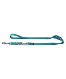 HUNTER Adjustable leash made of soft non-slip nylon classic 1.5 x 200 cm petrol petrol 1.5 x 200 cm - Buy Online on SooperMarket.com