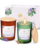 Luana Rose Scented Candles Gift Set 2x200g Natural Soy Wax Aromatherapy - Long-lasting Fragrance with Essential Oils - Perfect High-Quality Gifts for Women - Buy Online on SooperMarket.com