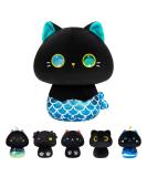 Mewaii 14'' Soft Big Eyed Cat Mermaid Mushroom Pillow Stuffed Animal Plush - Cuddly Mermaid Plush Toy for Kids | 14 Inch - Buy Online on SooperMarket.com
