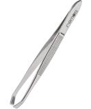 REMOS Stainless Steel Tweezers - Slanted & Cranked Tip - 8 cm | Precision for Perfect Grooming & Crafting - Buy Online on SooperMarket.com