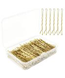 Cooetr 150 Pieces Hairpins Metal Wave Shape Gold Hair Clips with Storage Box for Girls and Women - Buy Online on SooperMarket.com