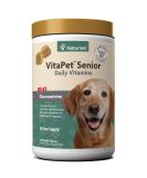 NaturVet VitaPet Senior Daily Vitamins & Glucosamine for Dogs - 120 Soft Chews (12.6 oz) - Buy Online on SooperMarket.com