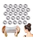 ZEVONDA 20 PCS Invisible Hair Nets - 50cm/20inch Elastic Edge Mesh Hair Net for Women Girls - Perfect for Ballet, Dance, Gymnastics - Black (20PCS) - Buy Online on SooperMarket.com
