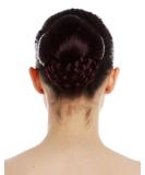 WIG ME UP HYD-6051-2/39 Hairpiece Bun - Braided Black Red Mix Chignon for Stylish Updos - Buy Online on SooperMarket.com