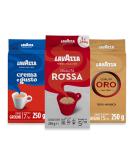 Lavazza Ground Coffee - Oro Rossa & Crema Gusto - 3 Pack - Buy Online on SooperMarket.com