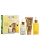 KORA Organics Nourish & Glow Trio Gift Set | Noni Glow Oil Turmeric Mask & Milky Mushroom Cleanser International Shipping Available - Buy Online on SooperMarket.com