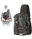Ghosthorn Fishing Backpack Tackle Sling Bag - Fishing Backpack with Rod Holder - Tackle Box Bag Fishing Gifts for Men A: Standard(14.5*8.2*5.1 Inch)-incognito Camouflage - Buy Online on SooperMarket.com
