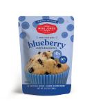 Miss Jones Baking Blueberry Muffin & Bread Mix - Vegan, Real Blueberries, Whole Grains, 50% Lower Sugar - 10.57 oz - Buy Online on SooperMarket.com