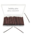 bobby pins brown, 240-Count hair pins with Cute Box, Premium bobby pin for Kids, Girls and Women, Great for All Hair Types( 2.2 Inch) - Buy Online on SooperMarket.com