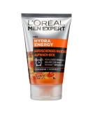 L'Or al Men Expert facial cleaning for men refreshing and nourishing cleaning gel with wake-up kick for men Hydra Energy 1 x 100 ml - Buy Online on SooperMarket.com