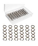 Spiral Bobby Pins Brown with Storage Tin, 20 Pcs Spin Pins for Hair (2 Inch), Premium Spiral Hair Pins for Buns, Non Scratched Twist Screw Hair Pins for Women Girls and Kids - Buy Online on SooperMarket.com
