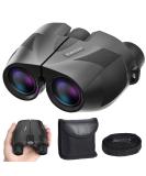 Compact 15x25 Waterproof Binoculars for Adults and Kids - Low Light Vision, Easy Focus - Ideal for Bird Watching - Black - Buy Online on SooperMarket.com