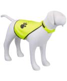 Trixie warning vest for dogs L neon yellow - safety vest with reflective elements for more safety in the dark - adjustable & easy to care for with Velcro fastener - 30083 - Buy Online on SooperMarket.com