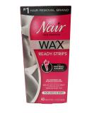 Nair Hair Remover Wax Ready-Strips 40 Count for Smooth Legs and Body - Buy Online on SooperMarket.com