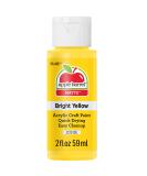 Apple Barrel Acrylic Paint in Assorted Colors (2 oz)  20513  Bright Yellow Bright Yellow 1 - Buy Online on SooperMarket.com