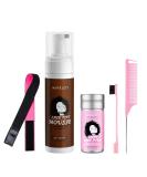 5 Pcs Wig Tool Kit 200ml Lace Tint Melting Hair Mousse Foam Mocha Dark Brown Toupees Spray Glue 75g Styling Wax Stick Pomade Gel Edge Control Brush Needle Tail Comb Wig Band 5 Pcs Wig Tool Set-Dark Brown-Pink - Buy Online on SooperMarket.com