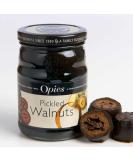Opies Pickled Walnuts 390 g Harvested before shell formulation cooked & marinated in a special malt vinegar. Serve with cheese cold meats or as an ingredient in casseroles & salads. - Buy Online on SooperMarket.com