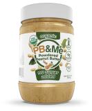 PB&Me Organic Powdered Peanut Butter - Keto Snack, Gluten Free, Plant Protein - 16oz (1lb) - No Sugar Added - Buy Online on SooperMarket.com