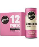 Remedy Kombucha Raspberry Lemonade 12x250ml - Sparkling Live Cultured Drink - Buy Online on SooperMarket.com