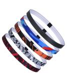 URAQT Sport Headbands 5 Pieces Thick Non-Slip Elastic Sport Hair Band Slim Sport Hairband for Women and Mens Exercise Sweat Bands Athletic Head Bands for Running Gym Football Yoga 5Pcs-Thick - Buy Online on SooperMarket.com
