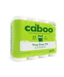 Caboo Tree Free Bamboo Toilet Paper, Septic Safe, Biodegradable, Eco Friendly Bath Tissue with Soft, Quick Dissolving 2 Ply Sheets (300 Sheets Per Roll, 24 Double Rolls) 24 Count (Pack of 1) - Buy Online on SooperMarket.com