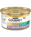 Buy Purina Gourmet Gold Fine Pasted Cat Food with Vegetables - Lamb & Green Beans 12 Pack (12 x 85g) - International Shipping Available - Buy Online on SooperMarket.com