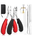 6-Piece Professional Foot Nail Pliers Set | Super-Sharp Stainless Steel Toenail Scissors for Thick & Ingrown Nails | Pedicure Tools for Seniors | Fight Nail Fungus & Paronychia - Buy Online on SooperMarket.com