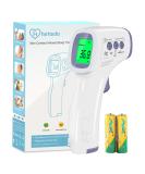 Buy Contactless Infrared Thermometer for Baby Adult & Children - Precise Fever Readings Alarm & 50 Memory Function - Digital LCD Display - White & Purple - Buy Online on SooperMarket.com