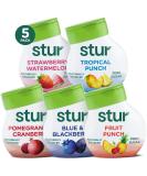 Stur Liquid Water Enhancer | Classic Variety | Sweetened with Stevia | High in Vitamin C & Antioxidants | Sugar Free | Daily Hydration & Workout Recovery | Zero Calories | Keto | Vegan (5 Pack) Classic Variety Pack - Buy Online on SooperMarket.com