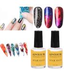 Nail Art Foil Glue Gel for Starry Sky Stickers - 2 Bottles (16ML each) - Buy Online on SooperMarket.com