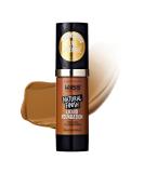 Kiss New York Professional Liquid Foundation - Natural Finish, Hydrating Formula, Medium to Full Coverage, Green Tea Extract - Cappuccino - Buy Online on SooperMarket.com