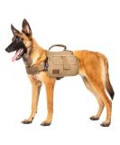 OneTigris Dog Backpack for M/L Size Dogs - Durable Camping & Hiking Tear-Resistant Backpack in Brown - Perfect for Outdoor Adventures - Buy Online on SooperMarket.com