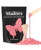 Madors 1lb Hard Wax Beads Kit with Applicator Sticks - Hair Removal Wax Beans for Full Body - Pink Wax Melt Warmer - Buy Online on SooperMarket.com