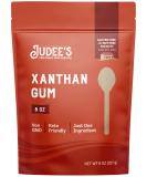 Judees Xanthan Gum 8 oz - 100% Non-GMO, Keto-Friendly - Gluten-Free and Nut-Free - Gluten-Free Baking Essential - Great for Keto Syrups, Sauces, and Thickening - Buy Online on SooperMarket.com